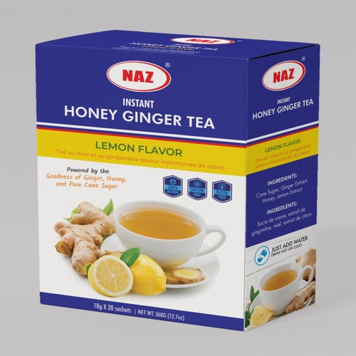NAZ Honey Ginger Tea Bags