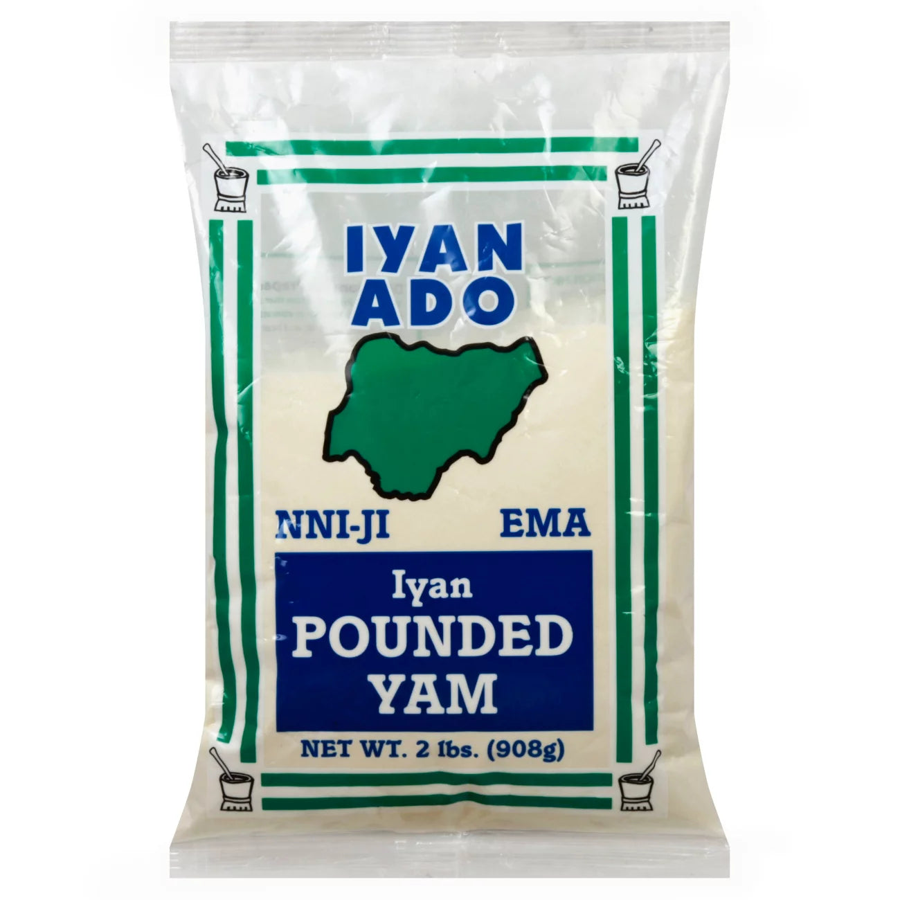 Iyan Ado Pounded Yam 2Lb Bag